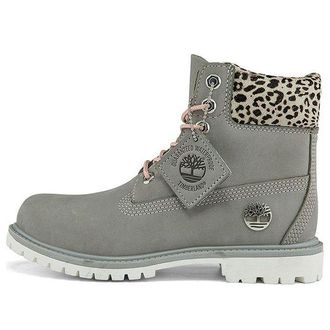 Timberland (WMNS) Timberland Safari Cheetah 6 Inch Waterproof Boot Grey and Cheetah Print A2GYGW