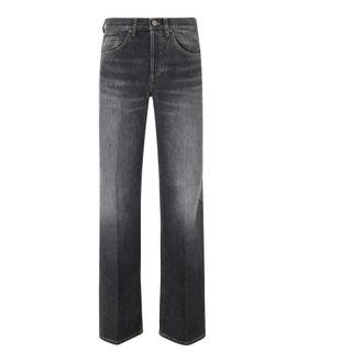 Dondup Jeans, Dames, Zwart, W28, Straight Jeans