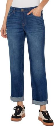 Liverpool L.A. The Keeper Cuffed Boyfriend Jeans in Pleasant Creek at Nordstrom, Size 14