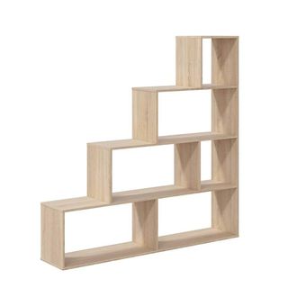 Calicosy Klum 6-Compartment Staircase Shelf - H145 Cm in Light Oak