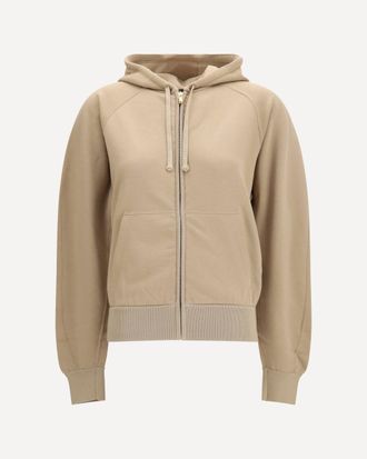 Loro Piana Neem Hooded Sweatshirt in Sea Island cotton and cashmere Female S