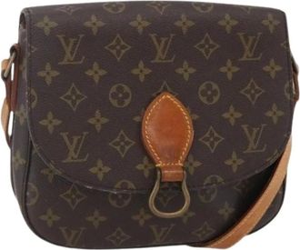 Louis Vuitton Pre-owned Cross Body Bags, female, Brown, Size: ONE SIZE Pre-owned Vintage Canvas Cross Body Bag