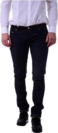 Daniele Alessandrini Jeans - Heren - Slim Fit Jeans - Blauw - W32 - Katoen - Jeans