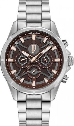 Police PEWJK2227812 Mens Defender Watch - Silver - One Size