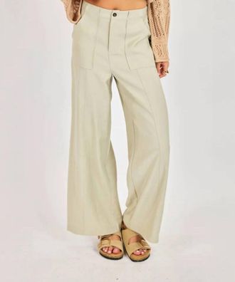 Sadie & Sage Agave Kiss Pants In Sage