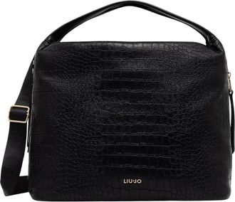 Liu Jo Kaliska Tote - Dames - Handtassen - Zwart - ONE Size - Leer - Tassen