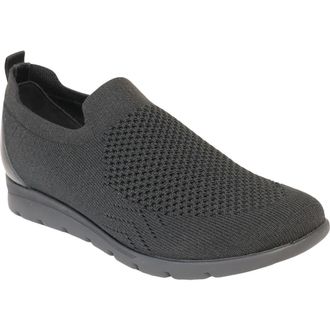 David Tate Galvin Slip-On Sneaker in Black at Nordstrom, Size 10.5