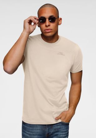 O'Neill T-Shirt ONEILL Small Logo T-Shirt, Herren, Gr. XXL, beige (atmosphere), Obermaterial: 100% Baumwolle, normal, Rundhals, Shirts T-Shirt