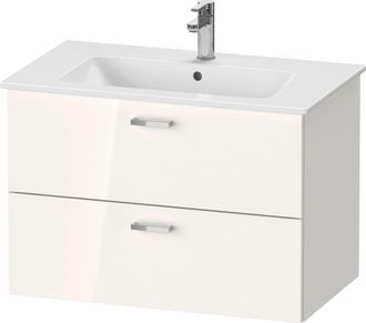Duravit Duravit - Xbase, Juego De Muebles De Pared, Con Espejo Led, Lavabo