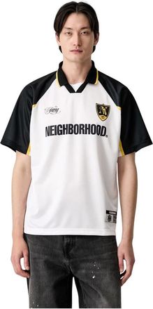 Neighborhood Game Shirt SS - Heren - Tops - Wit - Maat: XL Piqu&eacute;