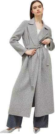 Marella Ardenza Coat - Dames - Jas met riem - Bruin - M - Wol - Jassen
