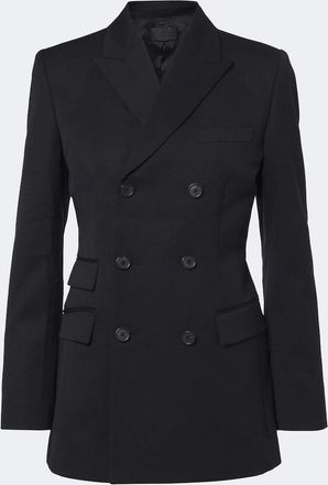 Nili Lotan Noah double-breasted virgin wool blazer