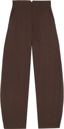 Cortana Tapered Broeken - Dames - Broeken - Bruin - XL - Wol - Broeken