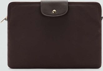 Mango Custodia cellulare nylon cioccolato - Donna - Taglia unica - MANGO