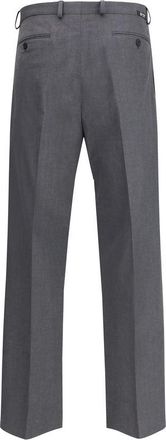 Prada Wool Blend Trousers - Gray