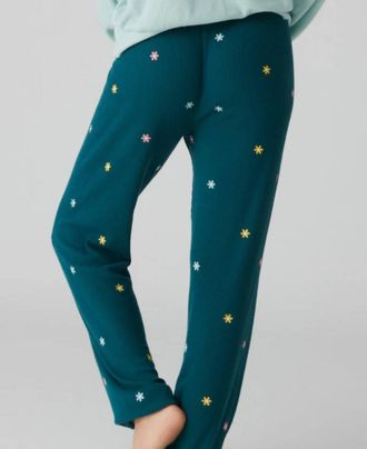 PJ Salvage Take It Easy Pant In Teal