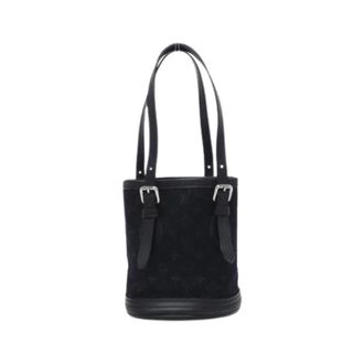Louis Vuitton Pre-owned Bucket Bags, female, Black, Size: ONE SIZE Pre-owned Monogram Satin Handbag