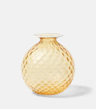 VENINI Vaso Monofiori Balloton in vetro di Murano