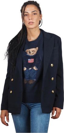 Ralph Lauren Donna, Giacche, Blu, M, new