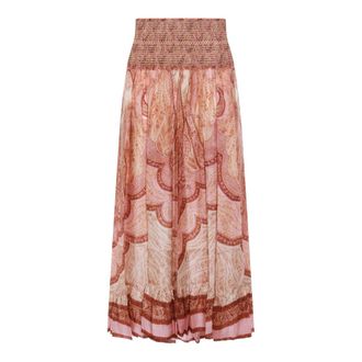 Zimmermann Skirts Tapestry Burgundy Multi