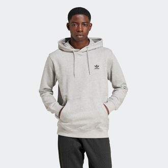 adidas Kapuzensweatshirt ADIDAS ORIGINALS ESS HD, Herren, Gr. S, grau (medium grau heather), Obermaterial: 100% Baumwolle, angesetztes B&uuml;ndchen, Sweatshirts 