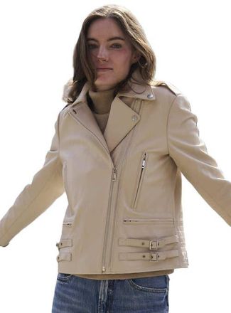 Blue Duck Leather Jacket in Beige at Nordstrom, Size X-Large