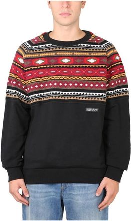 Marcelo Burlon Trui met ronde hals - Heren - Ronde hals truien - Veelkleurig - S - Katoen - Truien & Vesten