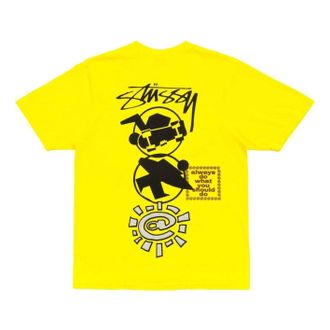 St&uuml;ssy x Always Do What You Should Do Stack T-Shirt Yellow 3904049-YELO