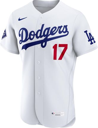 Nike Mookie Betts Los Angeles Dodgers Nike Mens MLB Authentic Jersey in White | 8900LDHOLD9-S3J