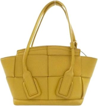 Bottega Veneta Borsa a tracolla in pelle di capra Pre-owned - - Pre-owned - Donna - Giallo - ONE SIZE