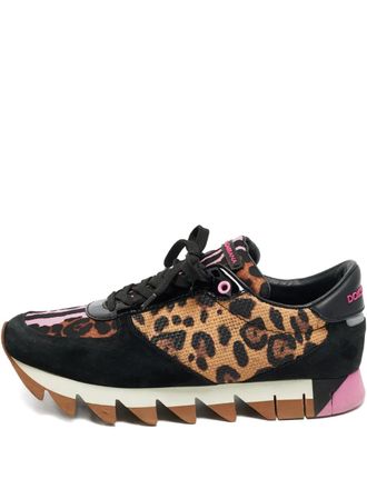 Dolce & Gabbana leather sneakers - Black