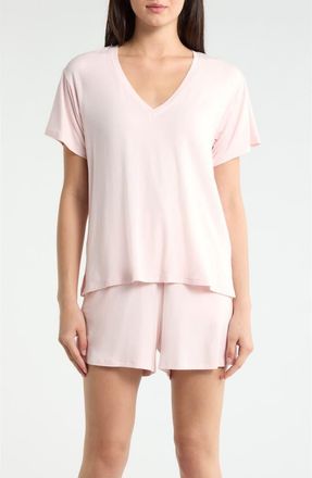 Nordstrom Cool Touch Short Pajamas in Pink Crystal at Nordstrom, Size X-Large