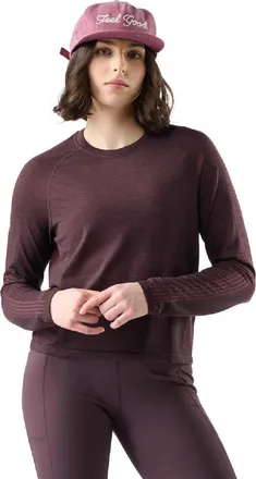 Smartwool Womens Intraknit Seamless Long-Sleeve Purple XS