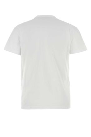 Dsquared2 Womens White Cotton Just Right T-Shirt Exterior