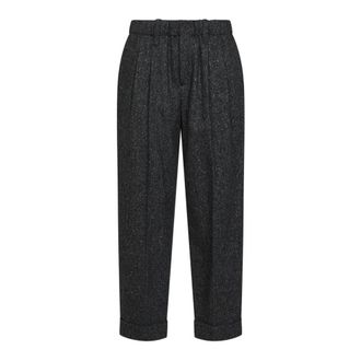 Brunello Cucinelli Mujer, Pantalones, Negro, Talla: S