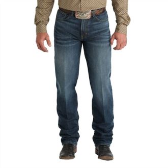 Cinch Mens Fastback Loose Fit Jeans In Med_Blue
