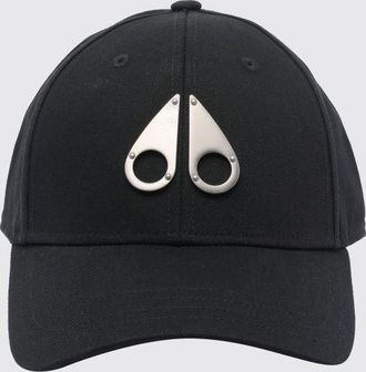 Moose Knuckles Cotton Twill Baseball Cap with Logo and Adjustable Strap