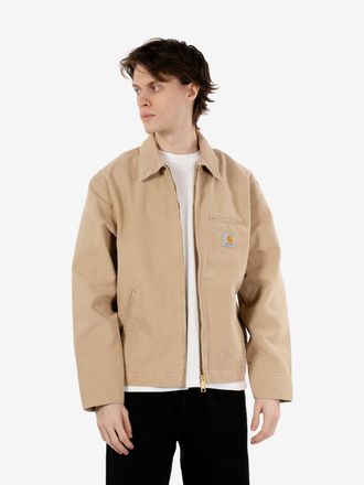Carhartt Work in Progress Detroit Jacket Dusty H brown stone canvas