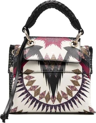 Etro Tas met geometrische print - Dames - Tassen - Veelkleurig - Maat: ONE Size Zijde