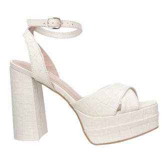 Offline Shoes Womens Platform Dress Croco Sandal