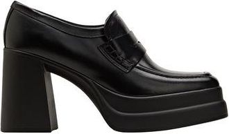 8 by YOOX LEATHER SQUARE TOE PENNY LOAFER