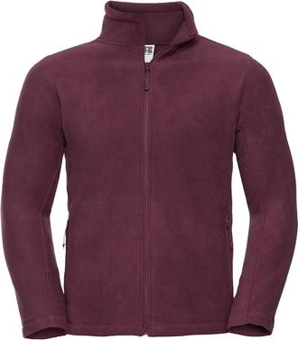 Russell Athletic Russell Heren Full Zip Outdoor Fleece Jacket (Bourgondi&euml;)
