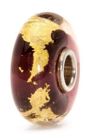 Trollbeads Womens Third Eye Glass Bead Charm In Red