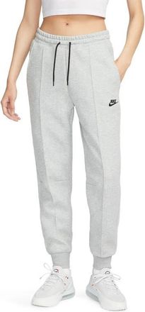 Nike Sportswear Tech Fleece Joggers in Dk Grey Heather/Black at Nordstrom, Size Xx-Large