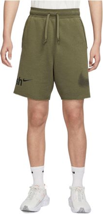 Nike Casual Sports Large Logo Printing Shorts Green DX6310-222
