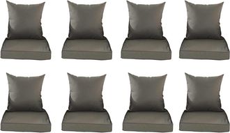 Clp Clp - Set Di 16 Copricuscini Stavanger Xl Grigio Ferro