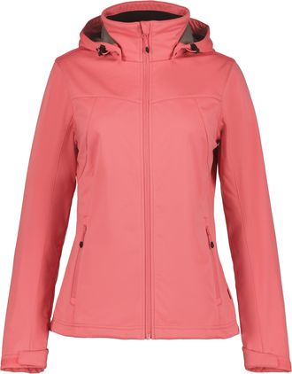 Icepeak Softshelljacke ICEPEAK BOISE, Damen, Gr. 36, mandarine, Obermaterial: 100% Polyester, Jacken Softshelljacke
