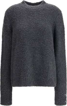 God's True Cashmere Gray Cashmere Womens Sweatshirt