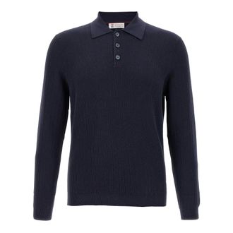 Brunello Cucinelli Hombre, Camisetas, Azul, Talla: S