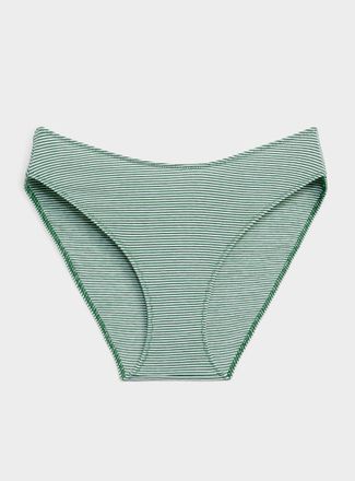Miiyu Womens Low-rise stretch bikini panty Organic cotton
